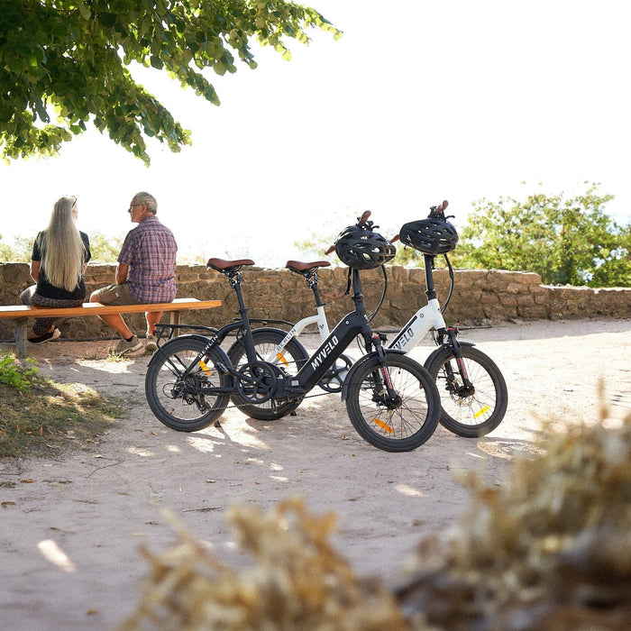 E-Klapprad mit tiefem Einstieg für Senioren