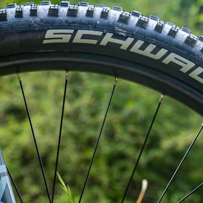 Achter am Fahrrad