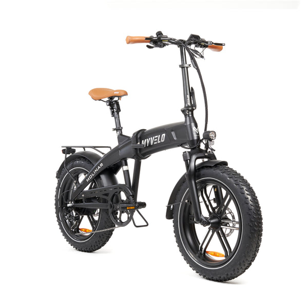 MYVELO Molinar Elektro-Klapprad schwarz