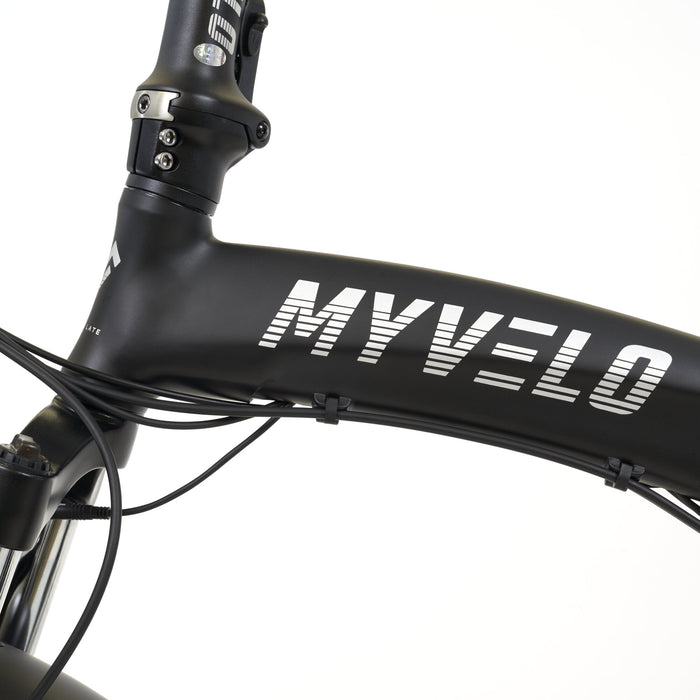MYVELO Palma Elektro Klapprad Schriftzug