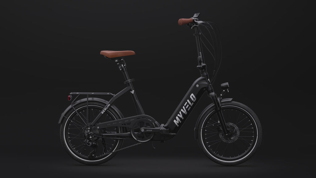 MYVELO Berlin Elektro-Klapprad Faltmechanismus