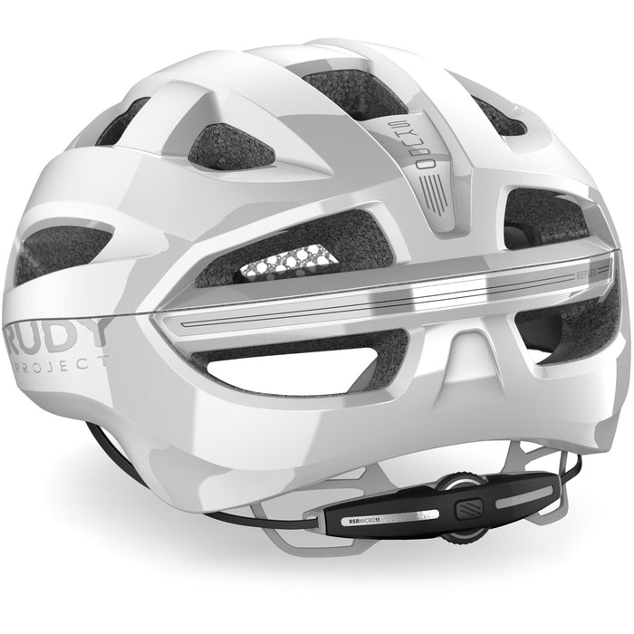 Rudy Project Skudo Fahrradhelm weiß hinten